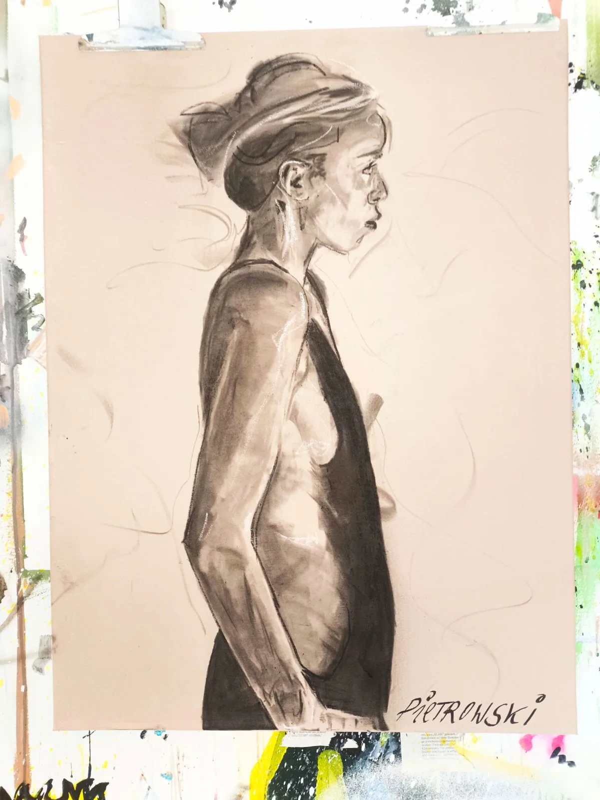 Kohlepulver — Figurative Studie